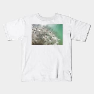 Silver Mint Dandelion Kids T-Shirt